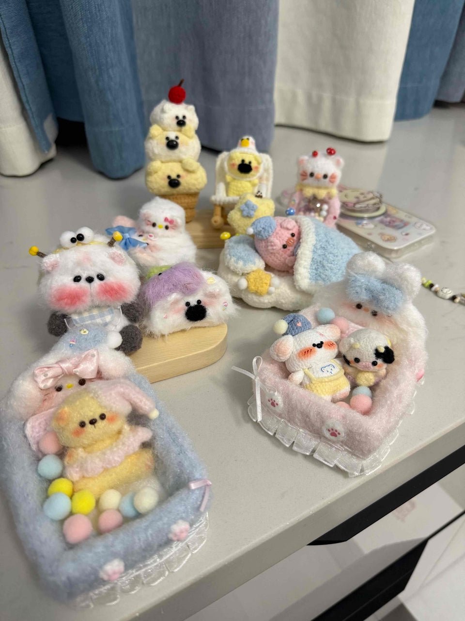 Purchase link for Handmade Crochet dolls - RE - THE